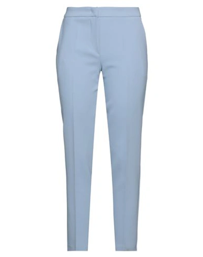 Shop Sartoria 74 Woman Pants Sky Blue Size 10 Polyester