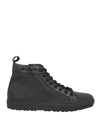 Shop Mich E Simon Mich Simon Man Sneakers Black Size 7 Soft Leather