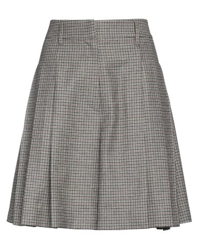 Shop Brunello Cucinelli Woman Shorts & Bermuda Shorts Khaki Size 6 Virgin Wool, Cashmere, Brass In Beige