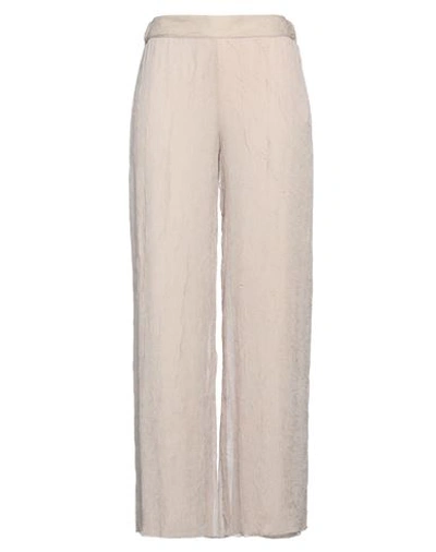 Shop Elisa Cavaletti By Daniela Dallavalle Woman Pants Light Brown Size 12 Polyester In Beige