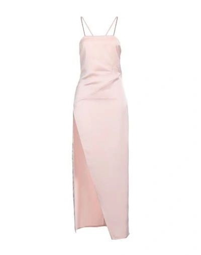 Shop Attico The  Woman Maxi Dress Light Pink Size 6 Polyester