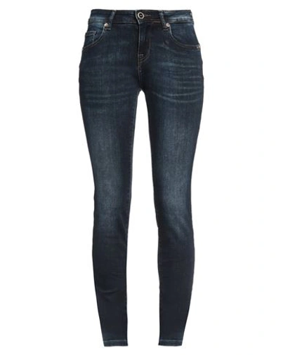 Gaudì Woman Jeans Blue Size 25w-32l Cotton, Elastomultiester, Elastane In Blue
