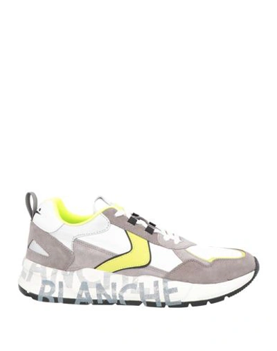 Voile Blanche Man Sneakers Grey Size 12 Soft Leather, Nylon In Grey