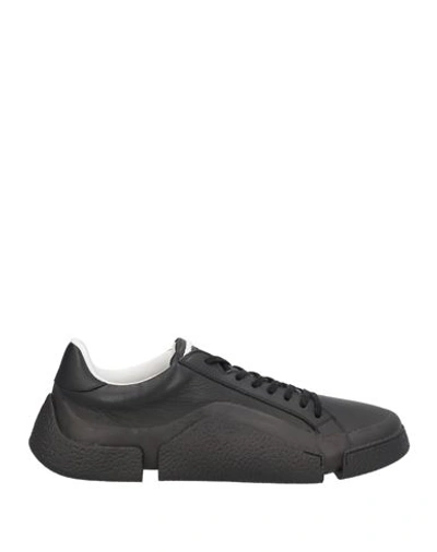 Rubber Soul Man Sneakers Black Size 12 Soft Leather In Black