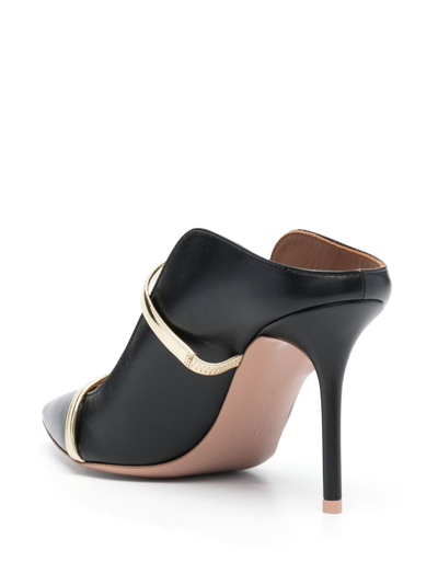Shop Malone Souliers Maureen 95mm Leather Pumps In Black
