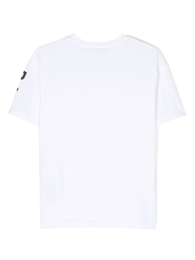 Balmain Logo-print Cotton T-shirt In White