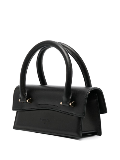 Shop Patrizia Pepe Fly Bamby Leather Bag In Black