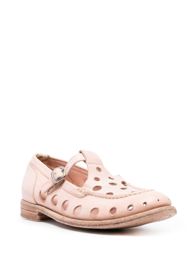 Shop Officine Creative Lexikon 543 Cut-out Loafers In Pink