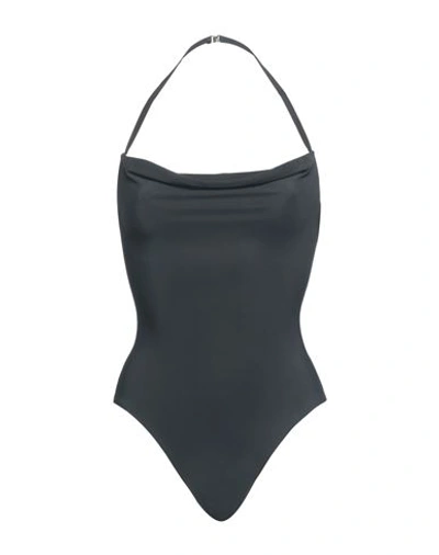 Shop Saint Laurent Woman One-piece Swimsuit Black Size Xs Polyamide, Elastane