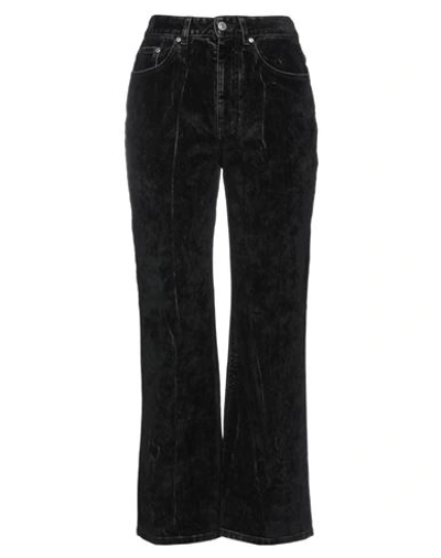 Shop Stella Mccartney Woman Pants Black Size 27 Cotton, Elastane