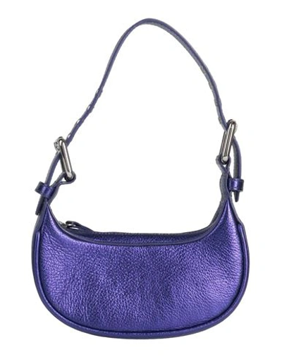 Shop By Far Woman Handbag Purple Size - Soft Leather