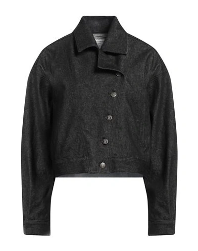 Shop Société Anonyme Woman Jacket Black Size Xs Cotton