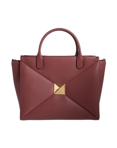 Shop Valentino Garavani Woman Handbag Brick Red Size - Leather