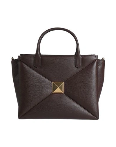 Shop Valentino Garavani Woman Handbag Cocoa Size - Soft Leather In Brown