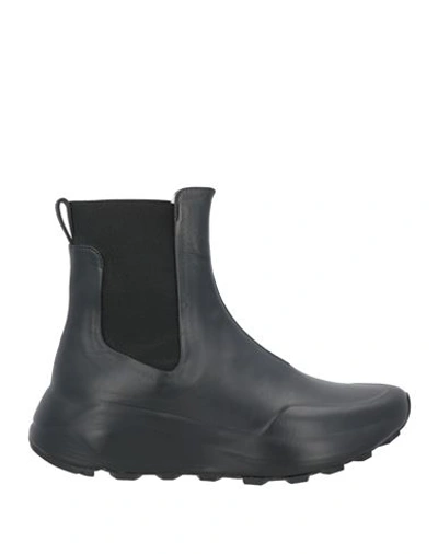Shop Del Carlo Woman Ankle Boots Black Size 11 Soft Leather