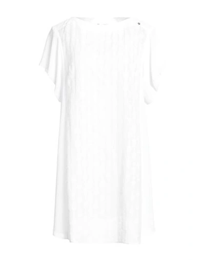 Who*s Who Woman Top White Size L Cotton, Silk, Polyester In White