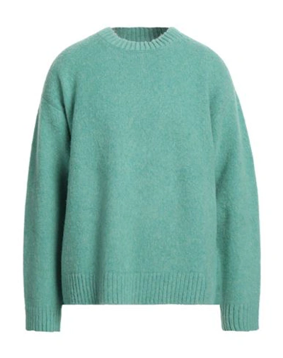 Shop Paura Man Sweater Emerald Green Size S Wool