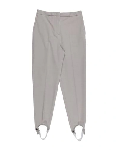 Shop Fabiana Filippi Woman Pants Light Grey Size 8 Wool, Polyamide, Elastane, Ecobrass