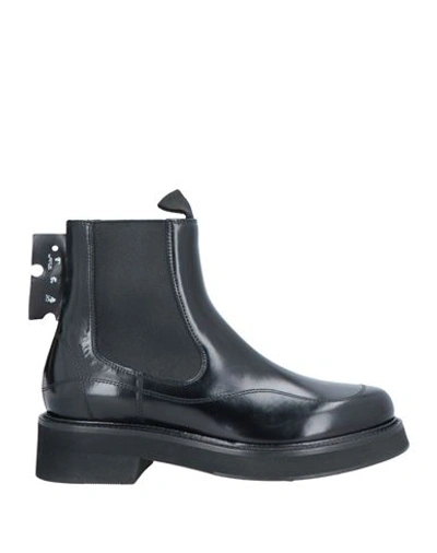Shop Off-white Woman Ankle Boots Black Size 6 Soft Leather