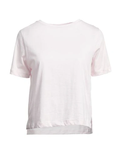 Shop Aragona Woman T-shirt Light Pink Size 8 Cotton