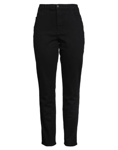 Wrangler High Rise Skinny Jean In Black In Black