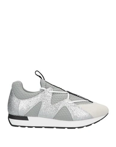 Shop Pollini Woman Sneakers Light Grey Size 8 Textile Fibers