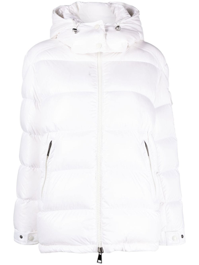 Shop Moncler Maire Down Jacket In White