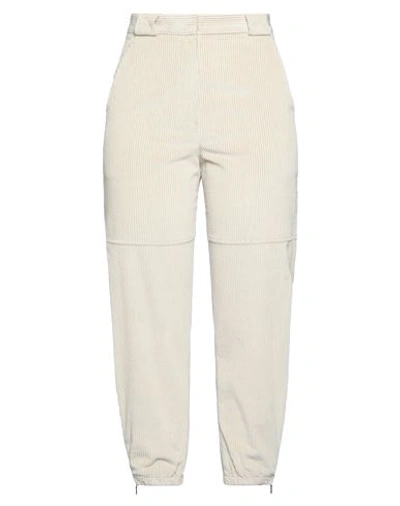 Shop Brunello Cucinelli Woman Pants Ivory Size 8 Cotton In White