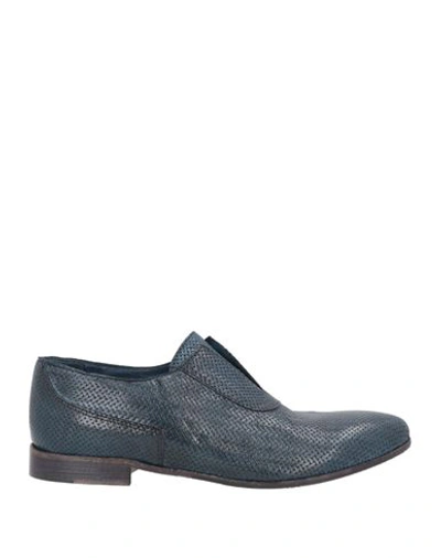 Shop Jp/david Woman Loafers Navy Blue Size 7.5 Soft Leather
