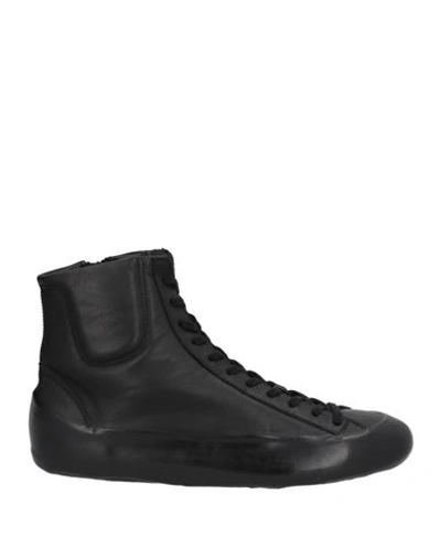 Shop Rubber Soul Man Sneakers Black Size 9 Soft Leather