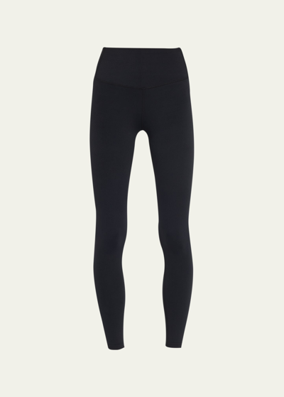 Splits59 Airweight High Waist 7/8 Leggings Graphite In Black