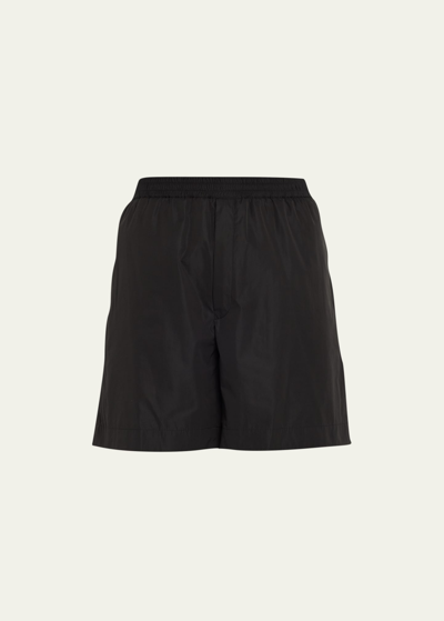 Shop The Row Men's Gerhardt Pull-on Shorts In Black