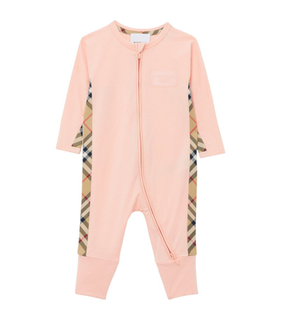 Shop Burberry Kids All-in-one Gift Set (1-18 Months) In Pink