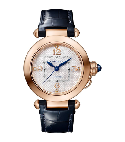 Shop Cartier Watch 35mm In Rose Gold