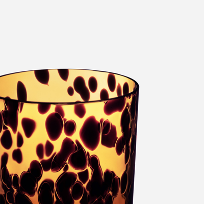 Dolce & Gabbana Hand-blown Murano Beverage Glass In Multicolor