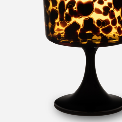 Shop Dolce & Gabbana Hand-blown Murano Beverage Glass In Multicolor