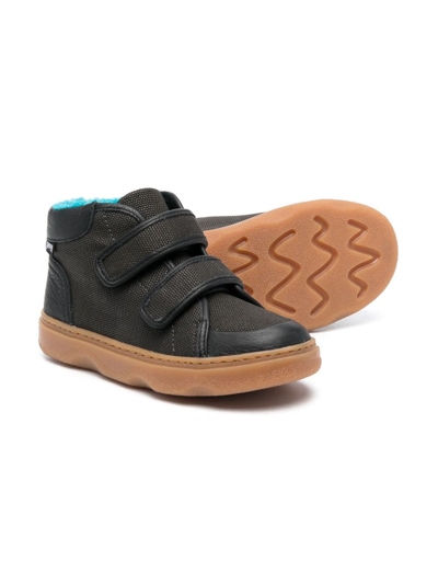 Camper Touch-strap Recycled Cotton Sneakers In Grey