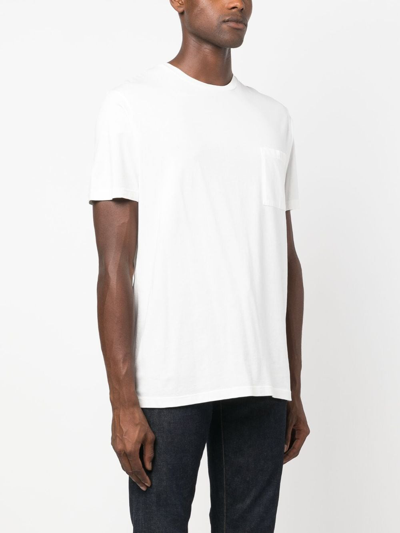 Shop Barena Venezia Pocket Cotton T-shirt In White