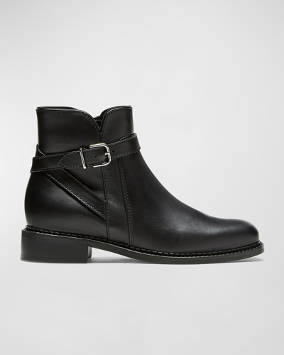 La Canadienne Sarah Leather Bootie In Black