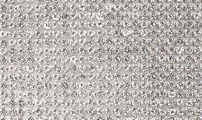 Shop Judith Leiber Fizzy Beaded Clutch In Silver Rhinestone