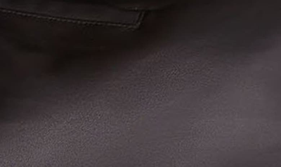 Shop Vince Zip-up Leather Jacket In Black