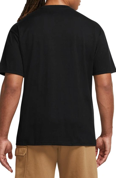 Shop Nike Max90 Graphic T-shirt In Black