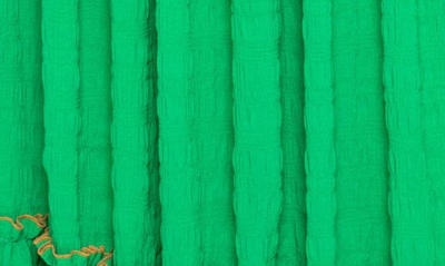 Buxom Couture Smocking Top And Skirt Set In Green