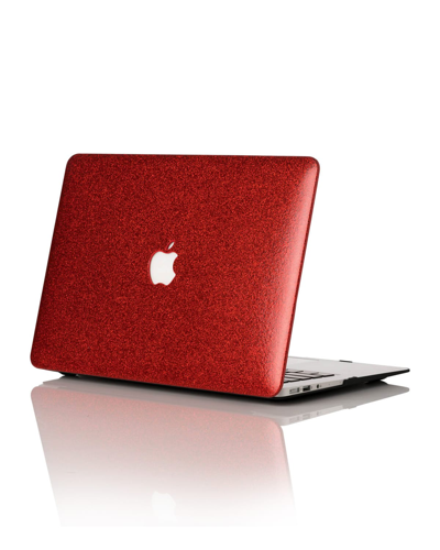 Shop Chic Geeks Glitter 13" New Macbook Air Case In Scarlet