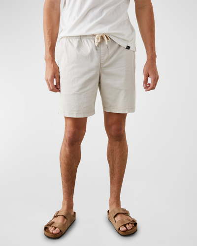 Shop Rails Men's Cruz Drawstring Shorts In Natural