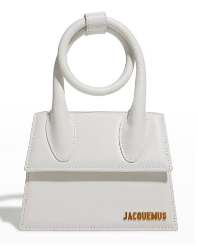 Shop Jacquemus Le Chiquito Noeud Coil Top-handle Bag In Black
