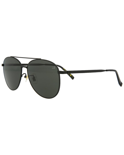 Shop Dunhill Men's Du0012s 59mm Sunglasses In Black