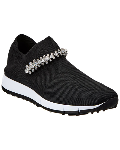 Shop Jimmy Choo Verona Knit Sneaker In Black