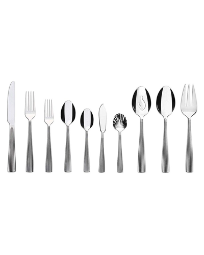 Lorena 45pc Stainless Steel Silverware Flatware Cutlery Set In Silver