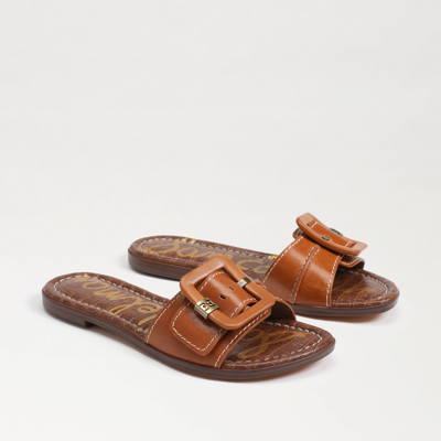 Shop Sam Edelman Gaige Slide Sandal Saddle In Brown